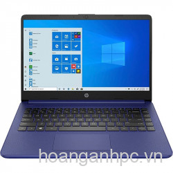 Máy tính xách tay HP 14-DQ0005DX (Celeron® Dual-Core N4020, 64GB eMMC, 8GB, 14 inch HD(1366x768) WIN10, INDIGO BLUE - Mầu xanh)